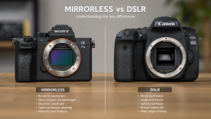 mirrorless vs DSLR camera comparison 2026