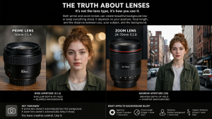 prime lens vs zoom lens photography guide